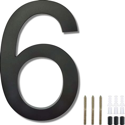 black metal floating house number 8 inch|8 Inch Floating House Numbers, Address Numbers For Houses .